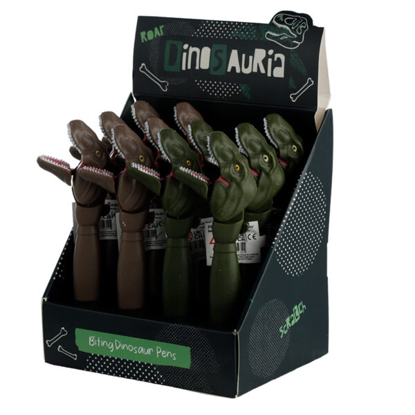 Dinosauria Dinosaur Biting Pen