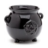 PLAN28_001 Decorative Ceramic Indoor Shaped Planter - Witches Cauldron
