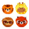 PUR143_002 Plush Change Purse - Adoramals Zoo