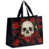 Recycled RPET Reusable Shopping Bag - Skulls and Roses