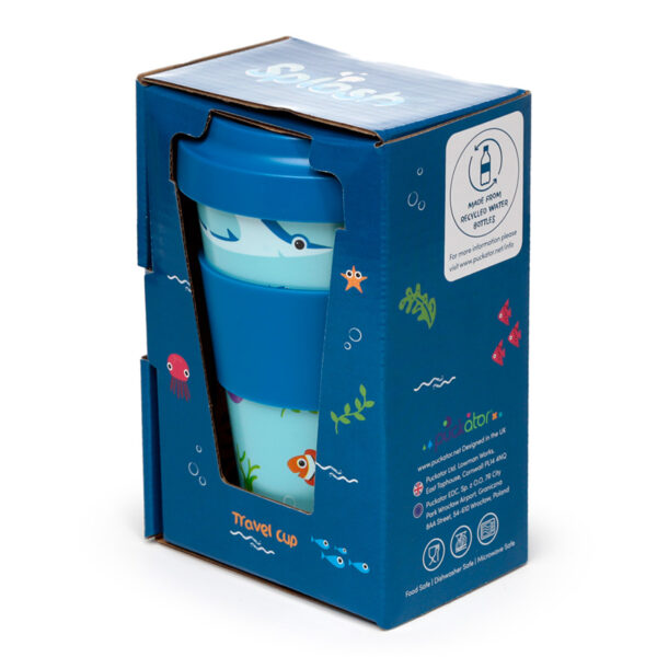 RPCUP06_008 Recycled RPET Set of 4 Picnic Cups - Splosh Sealife