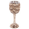 SK125_003 Decorative Gothic Multi Skulls and Spine Goblet