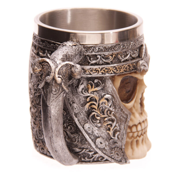 SK163_004 Fantasy Warrior Skull Tankard