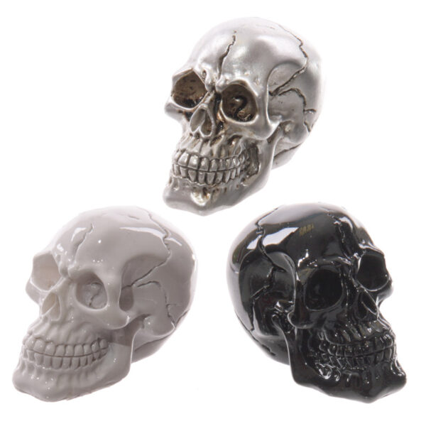 SK210_001 Novelty Glossy Small Skull Ornament