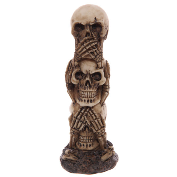 SK231_001 Gruesome Skull Totem Ornament