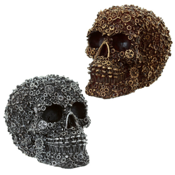 Gothic Skull Decoration - Collectable Nuts and Bolts Skull