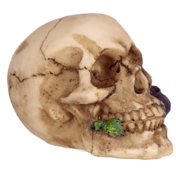 SK289_007 Gothic Skulls and Roses Ornament