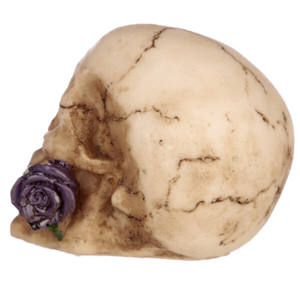 SK289_009 Gothic Skulls and Roses Ornament