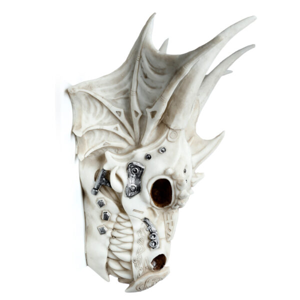 SK345_004 Dragon Skull Decoration with Metallic Detail