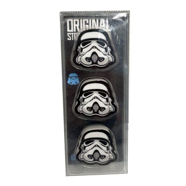 STA353_001 Eraser 3 Piece Set - The Original Stormtrooper