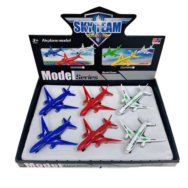 TY949_001 Push/Pull Light & Sound Action Toy - Sky Team Jet