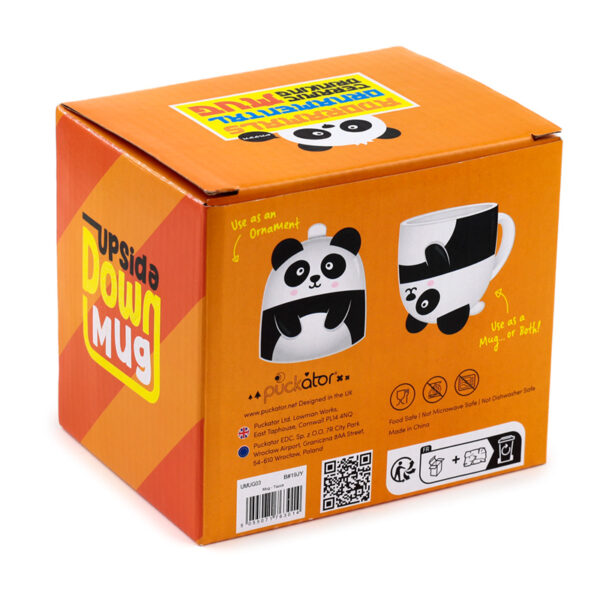 Novelty Upside Down Ceramic Mug - Pandarama