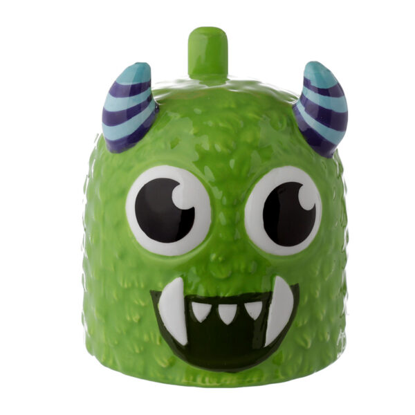 Novelty Upside Down Ceramic Mug - Green Monstarz Monster