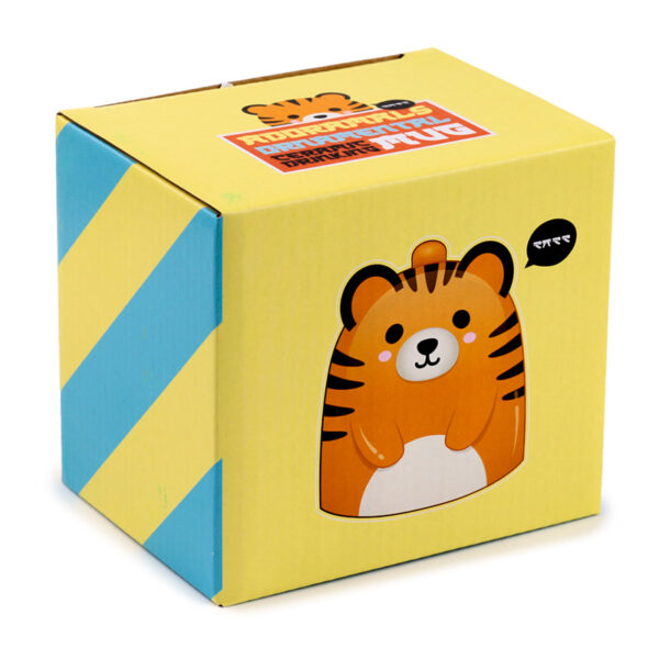 Novelty Upside Down Ceramic Mug - Adoramals Tiger