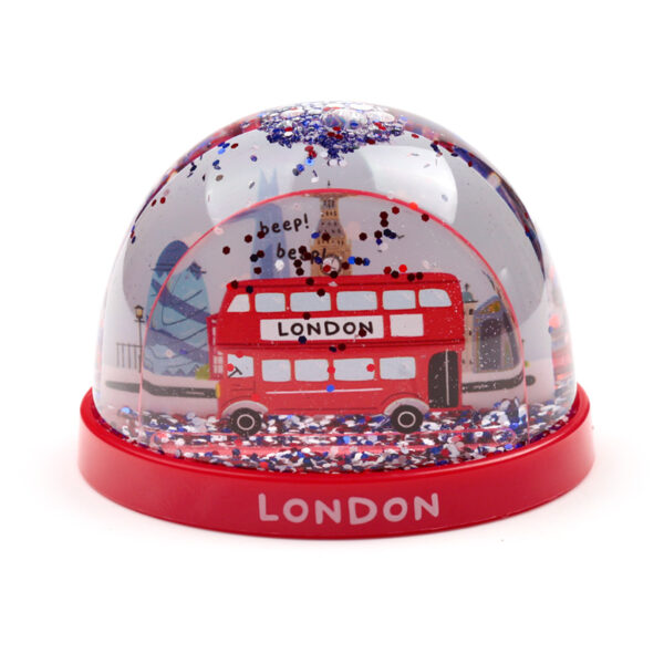 Collectable Snow Storm - London Souvenir London Bus