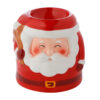 XOB396_001 Ceramic Santa Shaped Christmas Oil Burner