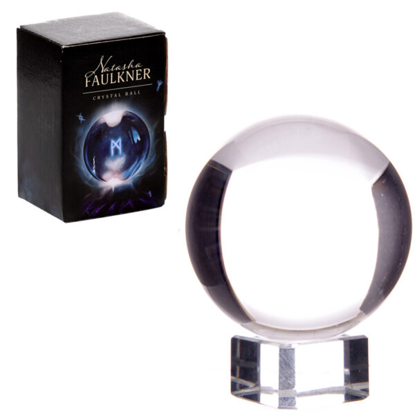 BALL01_001 Decorative Mystical 5cm Crystal Ball with Stand