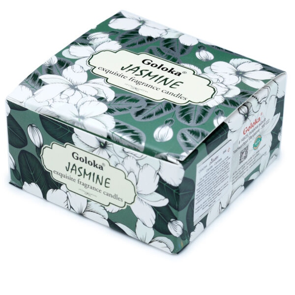 CAND94_004 Goloka Wax Candle Tin - Jasmine