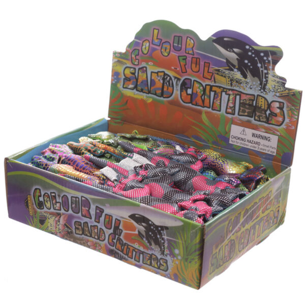 CH11X-B_008 Cute Collectable Frill Neck Lizard Design Sand Animal
