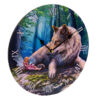 CLCK04_002 Decorative Fairy Stories Lisa Parker Fairy & Wolf Wall Clock