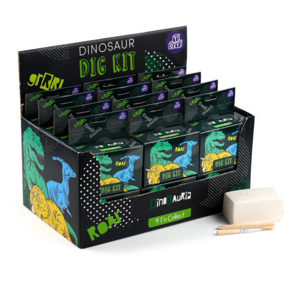 DIG48_001 Fun Excavation Dig it Out Kit - Dinosaur