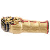 ES45_001 Gold Egyptian Tutankhamen Sarcophagus Trinket Box with Mummy