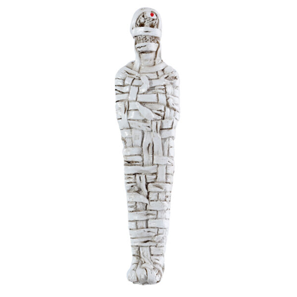 Gold Egyptian Anubis Sarcophagus Trinket Box with Mummy