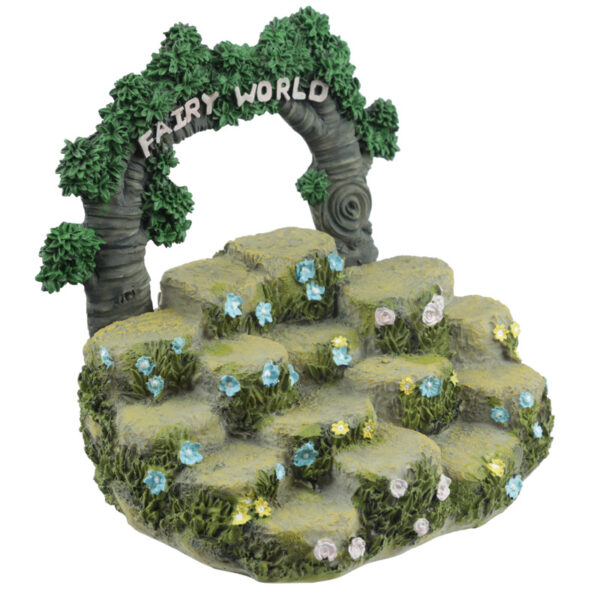 RF120B_003 Cute Fairy Garden Tiered Display Stand
