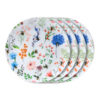 RPLAT02_002 Recycled RPET Set of 4 Picnic Plates - Nectar Meadows