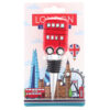 BOT134_001 Novelty Ceramic Bottle Stopper - London Icons Routemaster Bus
