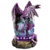 DRG506_002 Geode LED Dark Legends Dragon Figurine