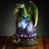 DRG506_005 Geode LED Dark Legends Dragon Figurine