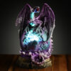 DRG506_006 Geode LED Dark Legends Dragon Figurine
