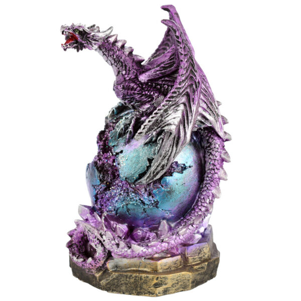 DRG506_007 Geode LED Dark Legends Dragon Figurine