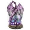 DRG506_008 Geode LED Dark Legends Dragon Figurine