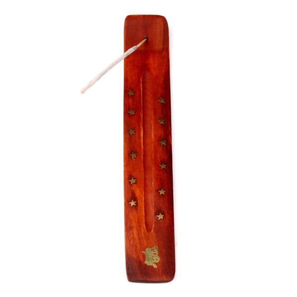 Decorative Mango Wood Incense Burner Ash Catcher - Fairy)