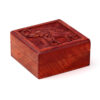 IF249M_001 Carved Mango Wood Trinket Box - Elephant