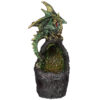DRG461_006 Crystal Cavern LED Dark Legends Dragon Figurine