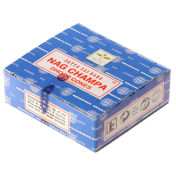 INC448_003 Sai Baba Dhoop Incense Cones - Nag Champa