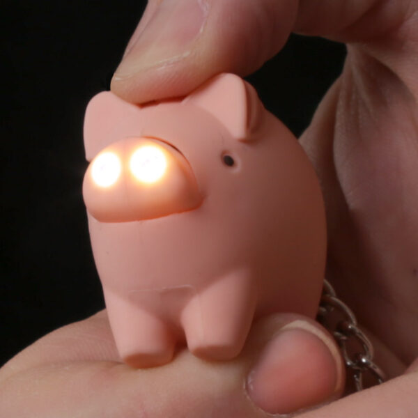 KEY18_006 LED Light & Sound Keyring - Farmyard