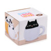 LMUG02_006 Peeping Lid Ceramic Lidded Animal Mug - Feline Fine Cat