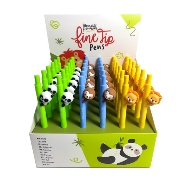 Fine Tip Pen with Topper - Hug Me Zooniverse