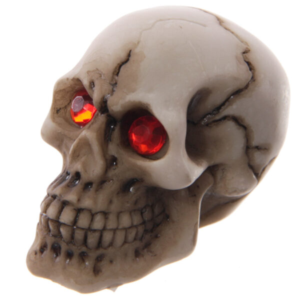 SK212_001 Novelty Red Eyed Skull Decoration