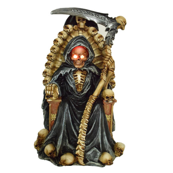 SK390_001 Decorative LED Ornament - The Reaper Throne of Skulls