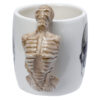 SMUG76_003 Novelty Ceramic Mug -  Skeleton Design Shaped Handle