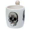 SMUG76_005 Novelty Ceramic Mug -  Skeleton Design Shaped Handle