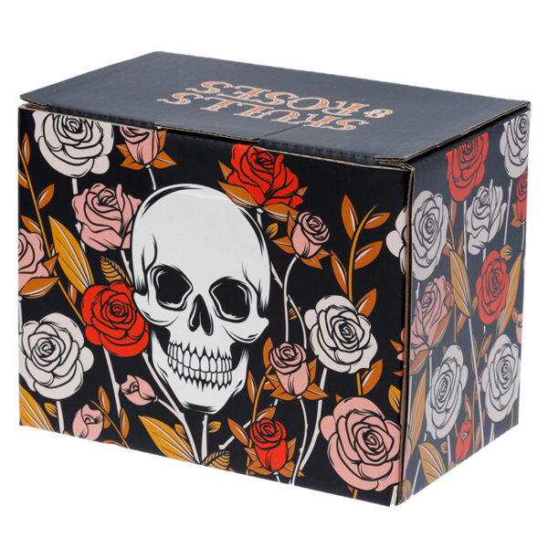 SMUG76_006 Novelty Ceramic Mug -  Skeleton Design Shaped Handle