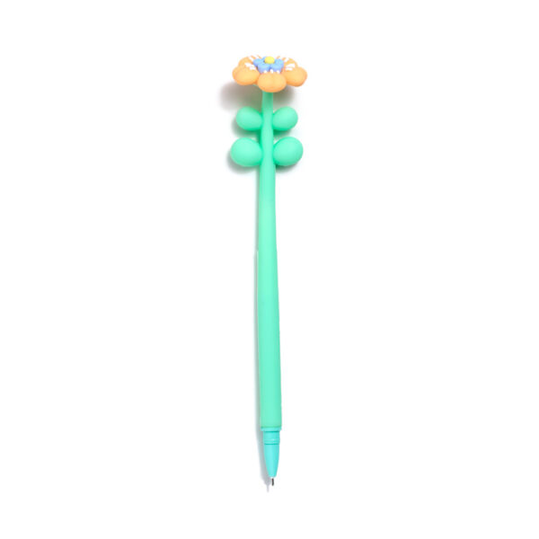 PEN259_006 Fine Tip Pen with PVC Topper - Wonderful Flower
