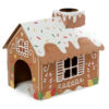 XCATH04_003 Cardboard Cat Den Playhouse - Christmas Gingerbread House