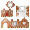 XCATH04_004 Cardboard Cat Den Playhouse - Christmas Gingerbread House